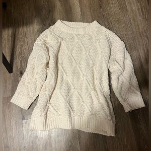 Off White POL Crochet Sweater